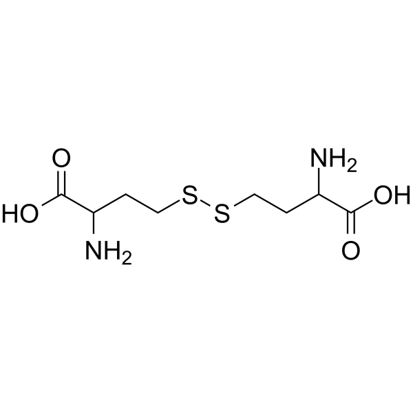 4,4’-Disulfanediylbis(2-aminobutanoic acid) 化学構造
