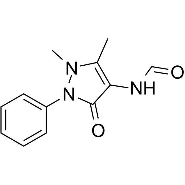 4-Formylaminoantipyrine  Chemical Structure