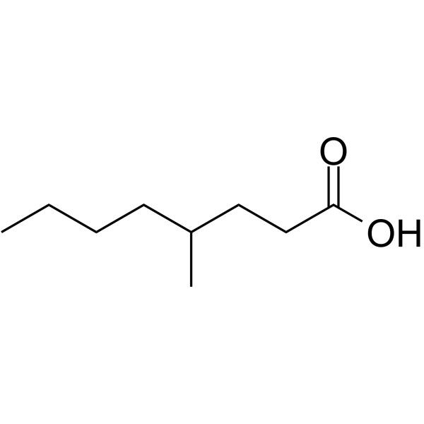 4-Methyloctanoic acid Chemische Struktur