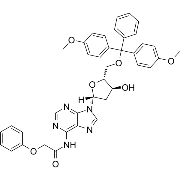 5’-O-DMT-PAC-dA Chemische Struktur