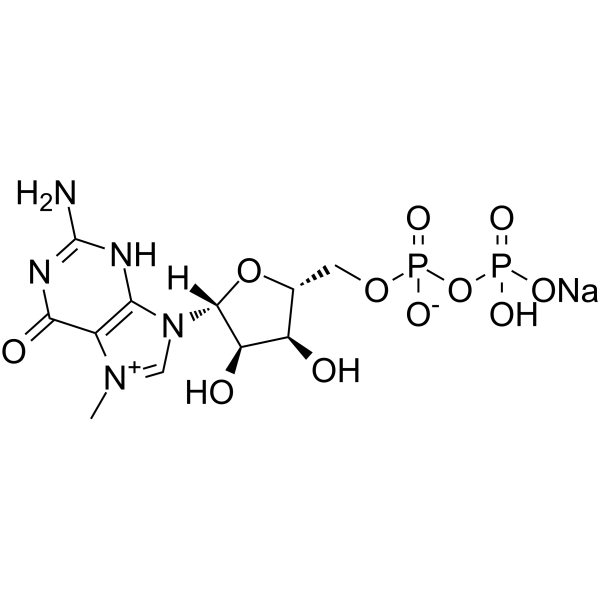 7-Methylguanosine 5’-diphosphate sodium  Chemical Structure