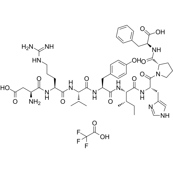 Angiotensin II human TFA  Chemical Structure