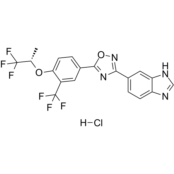 ASP-4058 hydrochloride 化学構造