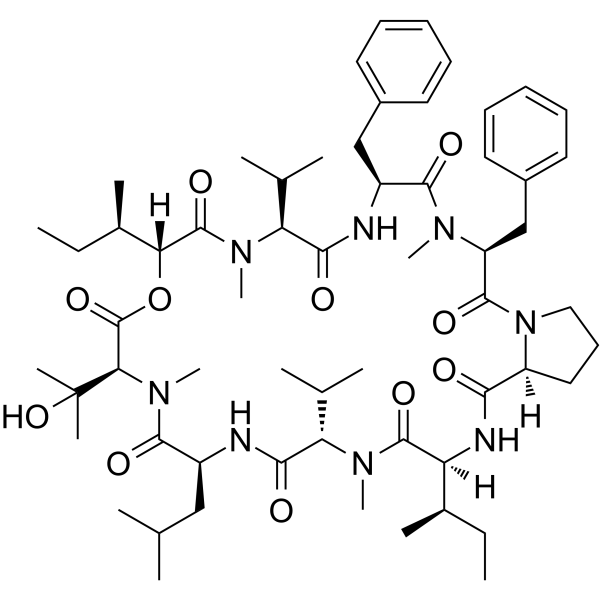 Aureobasidin A 化学構造