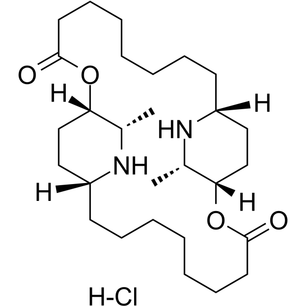 Carpaine hydrochloride  Chemical Structure