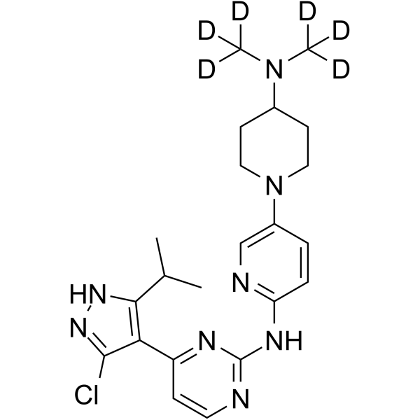 CDK4-IN-1-d6 Chemische Struktur