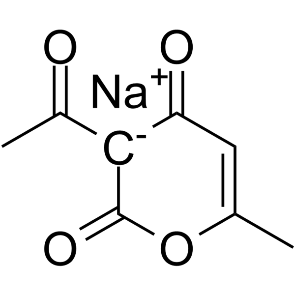 Dehydroacetic acid sodium  Chemical Structure