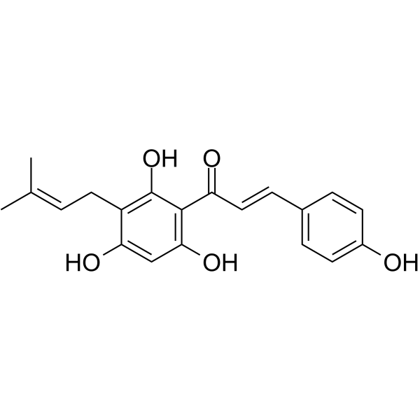 Desmethylxanthohumol  Chemical Structure