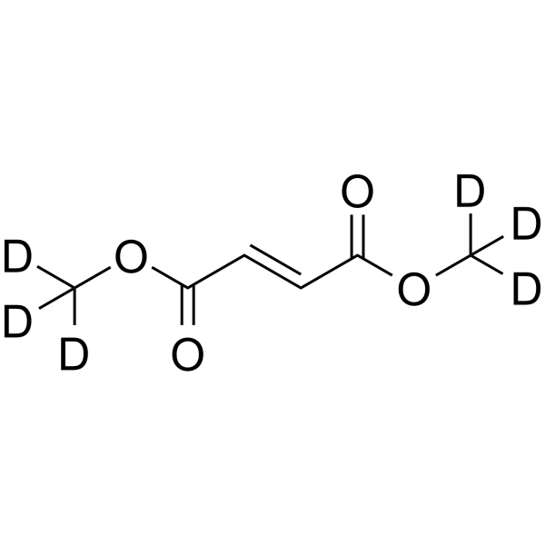Dimethyl fumarate D6  Chemical Structure