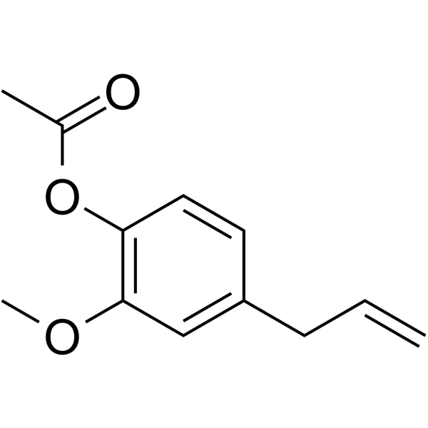 Eugenol acetate  Chemical Structure
