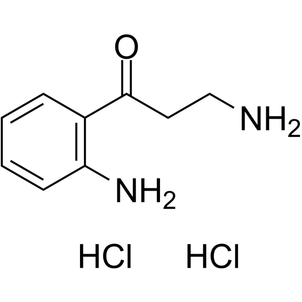 Kynuramine dihydrochloride 化学構造