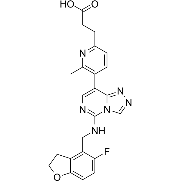 MAK683-CH2CH2COOH Chemische Struktur
