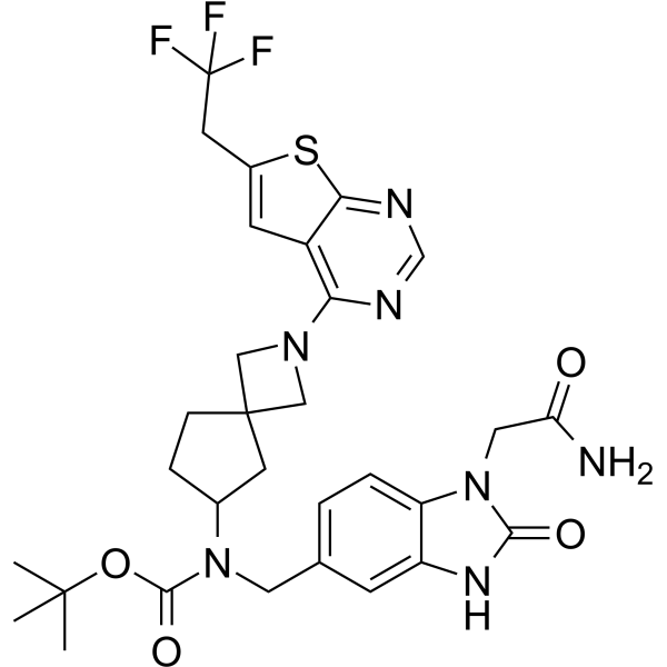 Menin-MLL inhibitor 19 化学構造