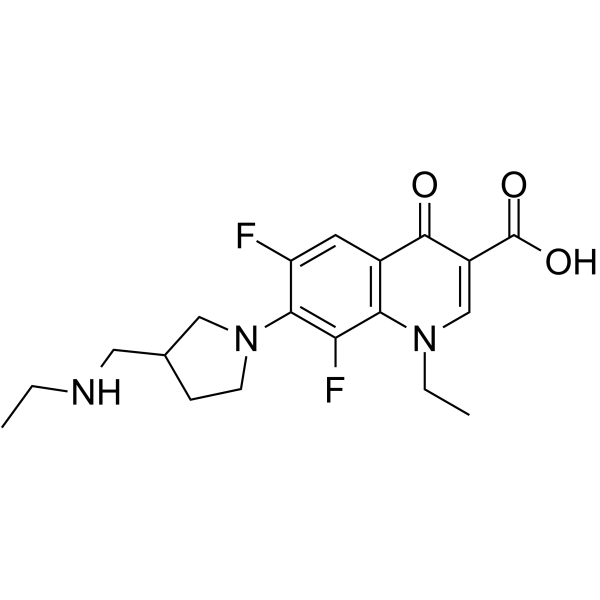 Merafloxacin 化学構造