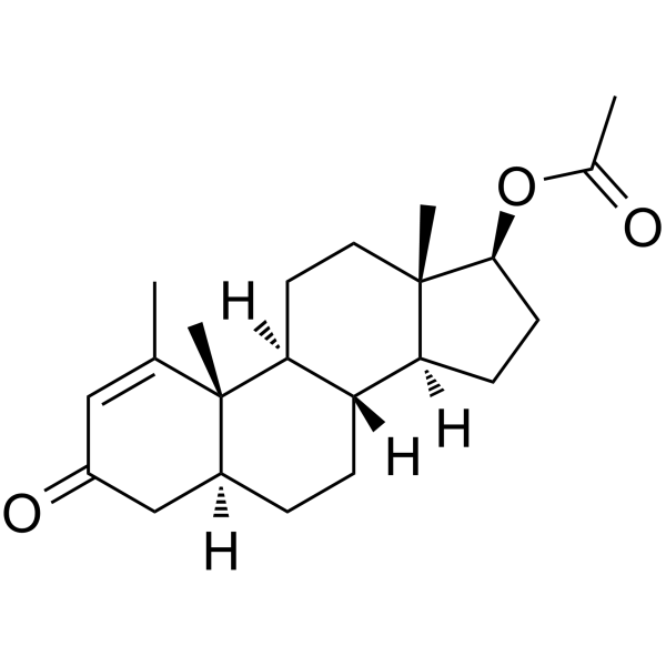 Methenolone acetate  Chemical Structure