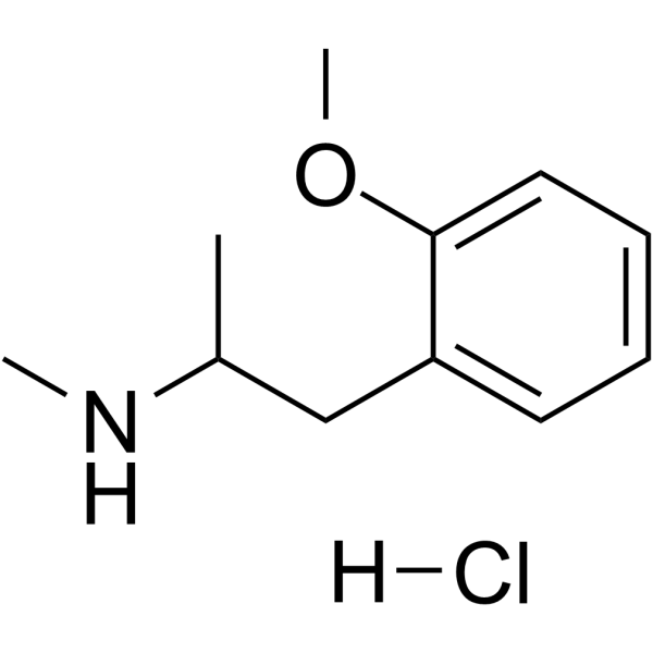 Methoxyphenamine hydrochloride  Chemical Structure
