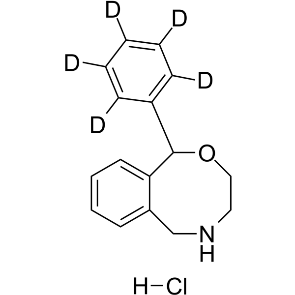 N-Desmethylnefopam D5 hydrochloride 化学構造