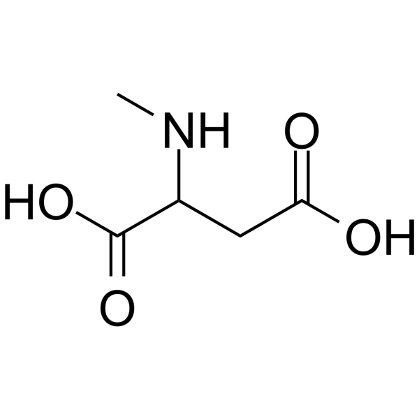 N-Methyl-DL-aspartic acid  Chemical Structure
