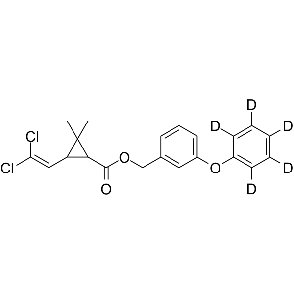 Permethrin-d5  Chemical Structure