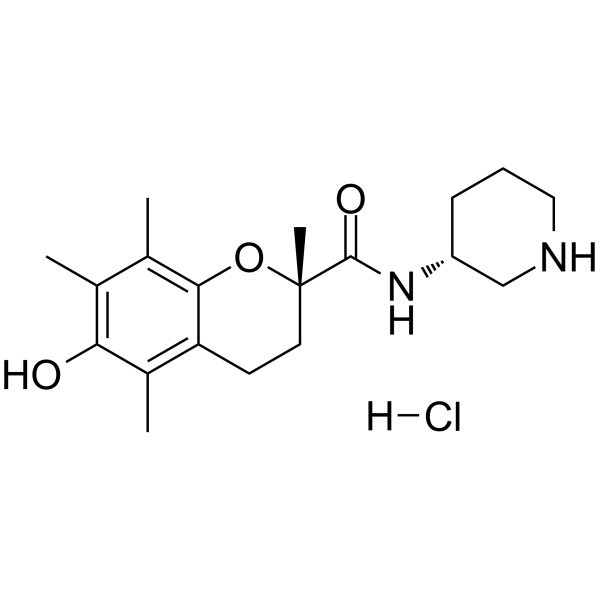 Sonlicromanol hydrochloride Chemische Struktur