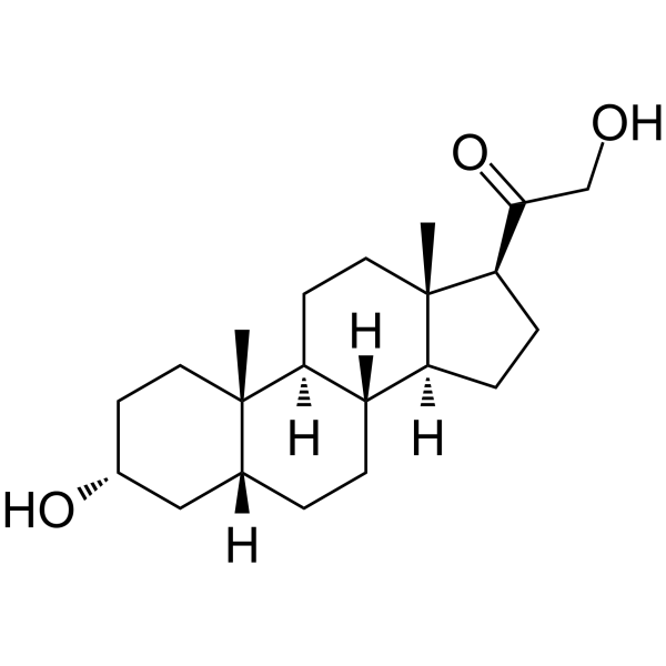 Tetrahydrodeoxycorticosterone  Chemical Structure