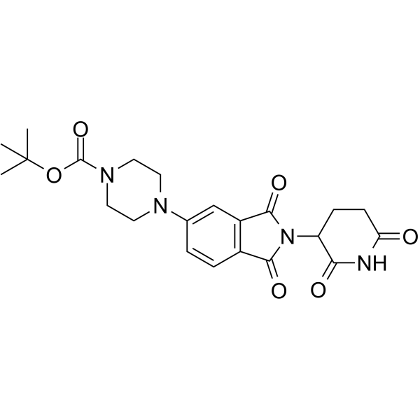 Thalidomide-piperazine-Boc  Chemical Structure