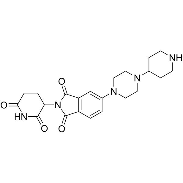 Thalidomide-Piperazine-Piperidine  Chemical Structure