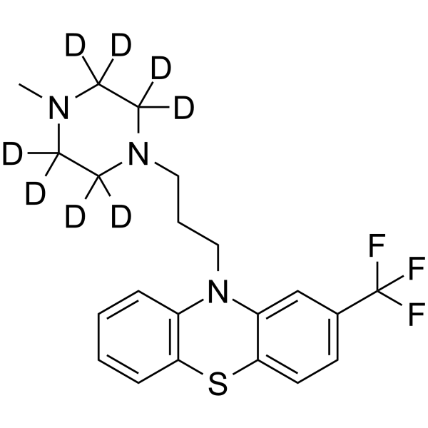 Trifluoperazine D8 التركيب الكيميائي