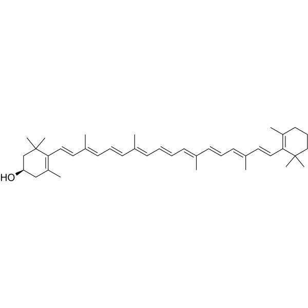 β-Cryptoxanthin  Chemical Structure