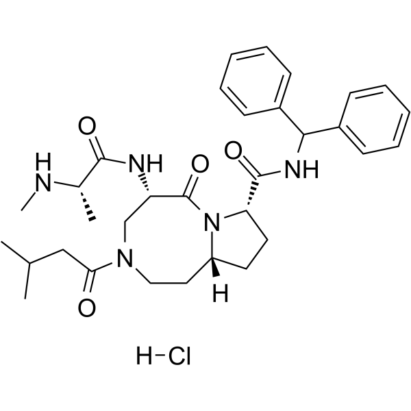 Xevinapant hydrochloride  Chemical Structure
