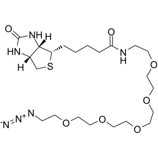 Biotin-PEG5-azide  Chemical Structure