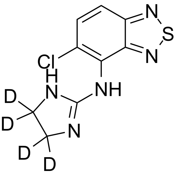 Tizanidine-d4 Chemische Struktur