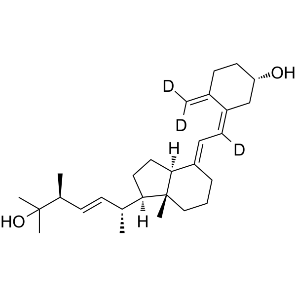 Ercalcidiol-d3  Chemical Structure