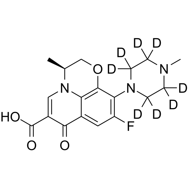 Levofloxacin-d8  Chemical Structure