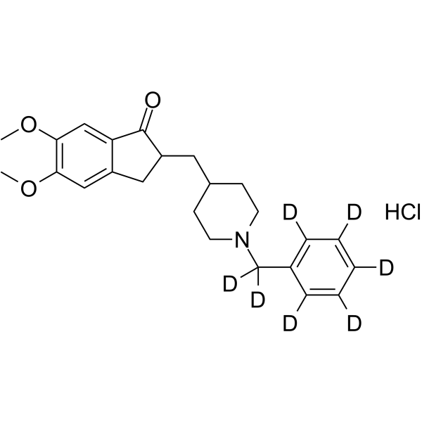 Donepezil-d7 hydrochloride  Chemical Structure