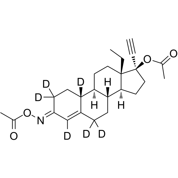 N-Acetyl Norgestimate-d6  Chemical Structure