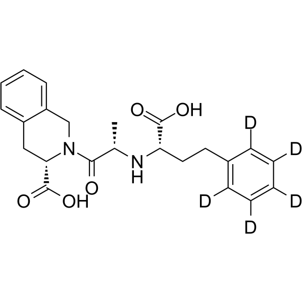 Quinaprilat-d5 Chemische Struktur
