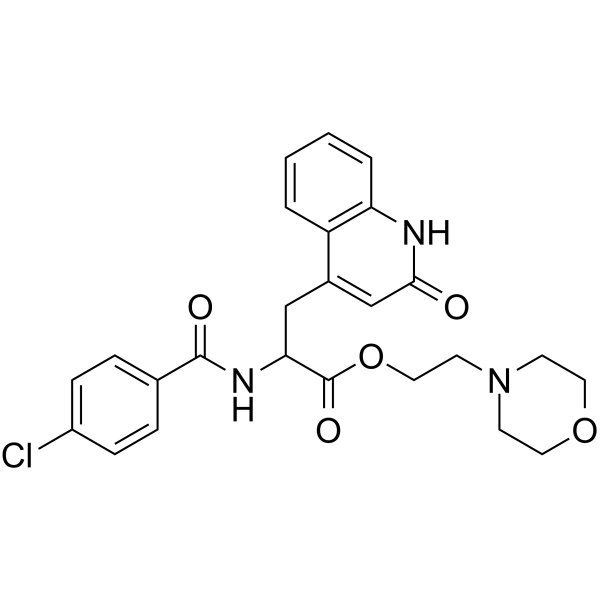 Rebamipide mofetil 化学構造