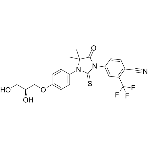 Rezvilutamide  Chemical Structure