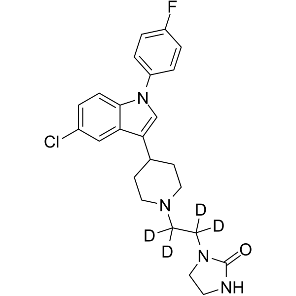 Sertindole-d4 Chemische Struktur