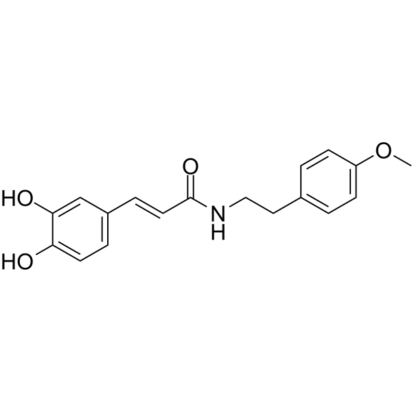 N-Caffeoyl O-methyltyramine Chemical Structure