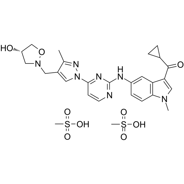 Cevidoplenib dimesylate  Chemical Structure