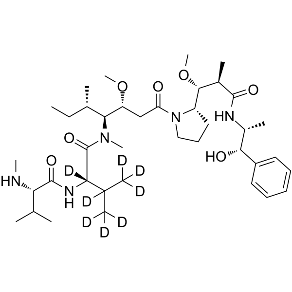 MMAE-d8  Chemical Structure