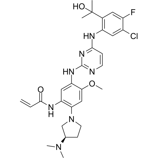 Sunvozertinib  Chemical Structure