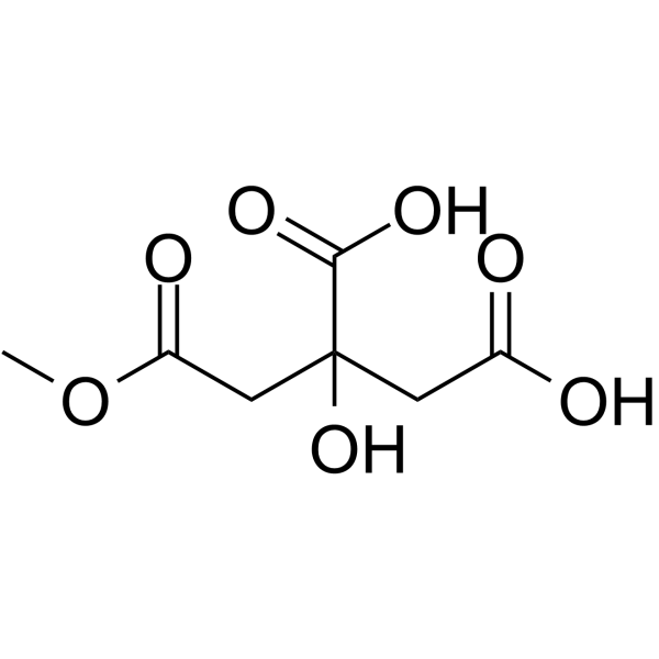 Methyl citrate Chemische Struktur