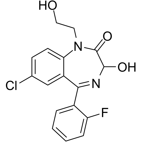 Doxefazepam Chemische Struktur