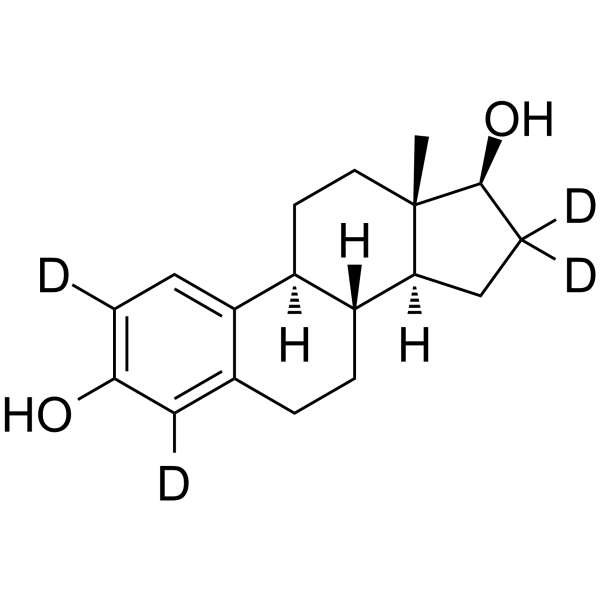Estradiol-d4  Chemical Structure