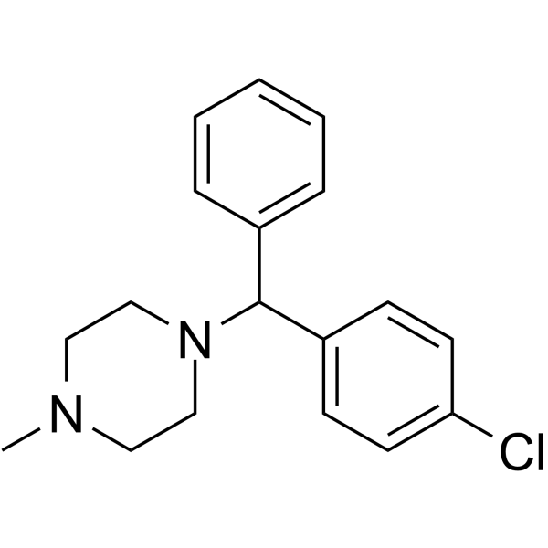 Chlorcyclizine 化学構造