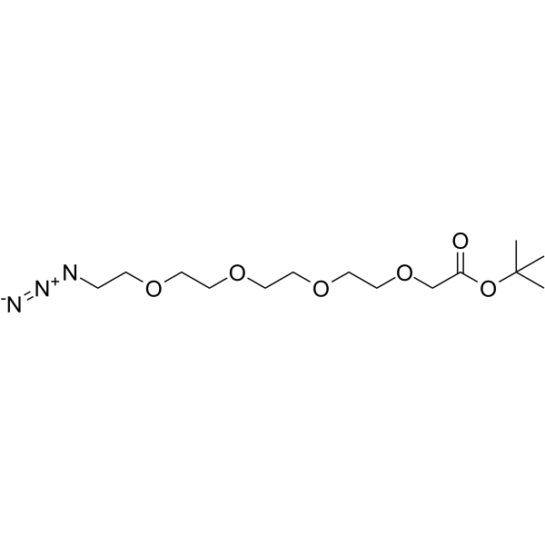 Azido-PEG4-CH2-Boc  Chemical Structure