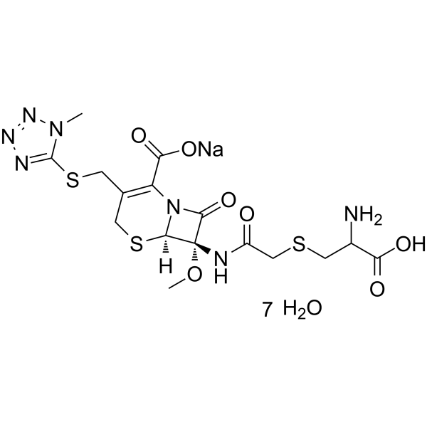 (6R,7S)-Cefminox sodium heptahydrate  Chemical Structure